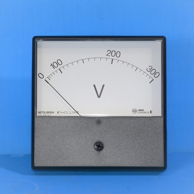 三菱電機　YS-10NAV　B　0-300V　交流電圧計