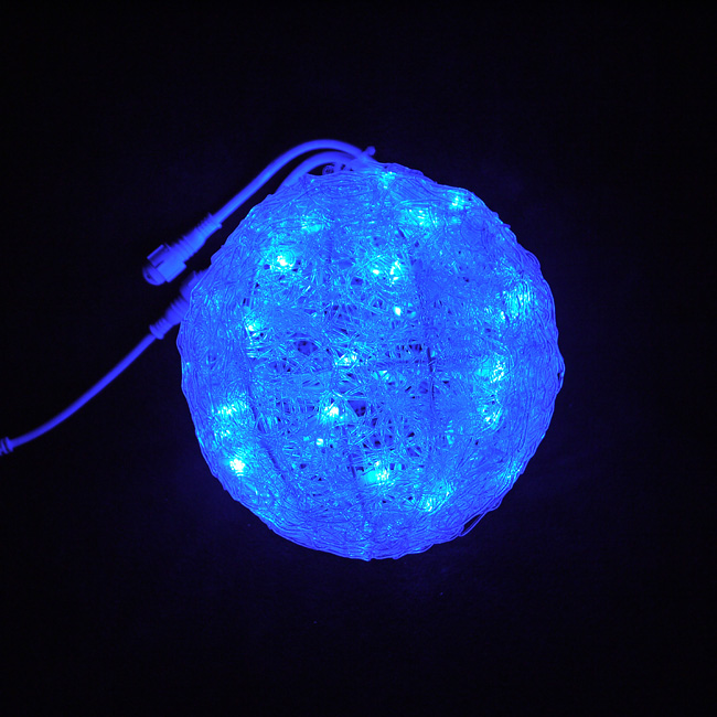 LEDグローボール　LED-BALL-B-200　Ф200　ブルー