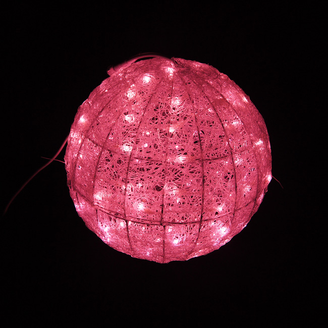 LEDグローボール　LED-BALL-P-450　Ф450　ピンク
