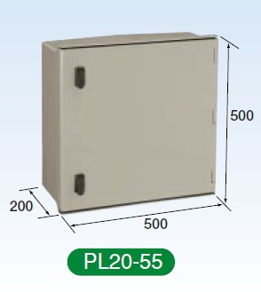 日東工業　PL20-55A　フカサ200　PL形プラボックス　木製基板タイプ　防塵・防水構造