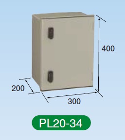 通販 | 日東工業 PL20-44A フカサ200 PL形プラボックス 木製基板タイプ