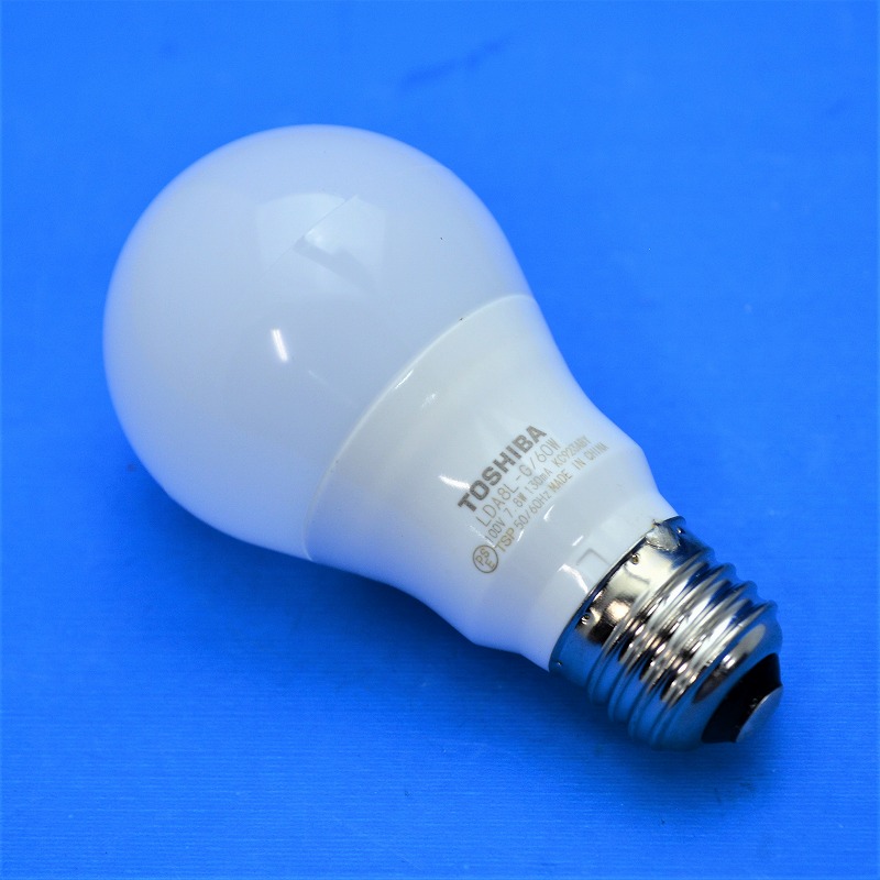 東芝　LDA8L-G-/60W　E26　60W形　電球色　7.8W　一般球型LEDランプ
