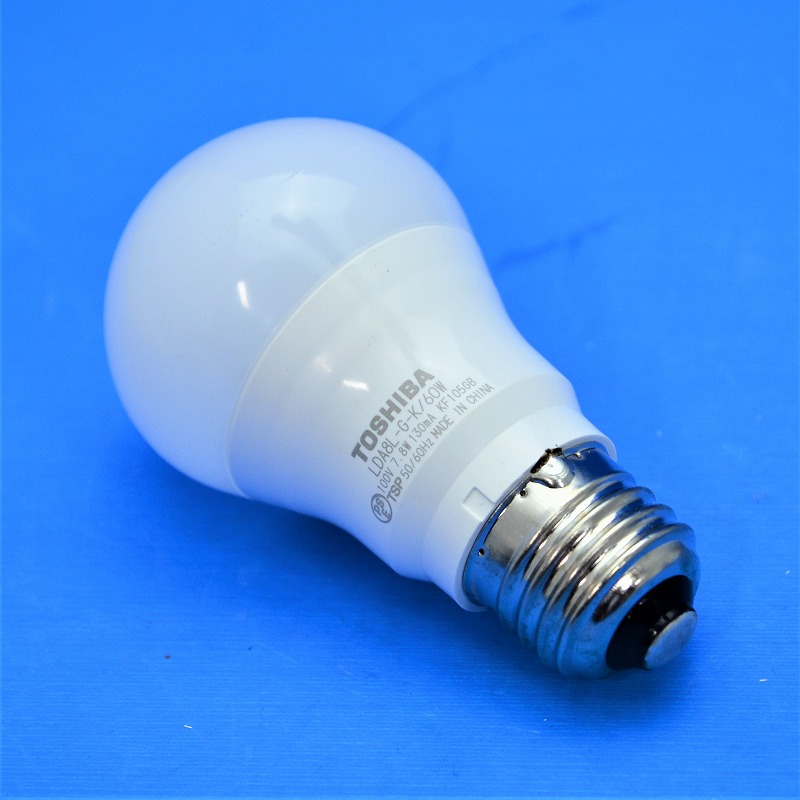 東芝　LDA8L-G-K/60WST　E26　60W形　電球色　7.8W　一般球型LEDランプ
