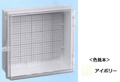 伊藤電気製作所　PIC-4NW　透明カバー付　プラボックス屋内外兼用　木板ベース付 (アイボリー色) 