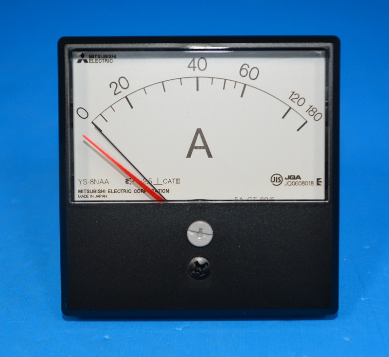三菱電機　YS-8NAA　0-60-180A　60/5A（D0422）　計器