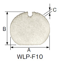 日東工業　WLP-F10　フィルタ　ルーバー用オプション・WLP-F