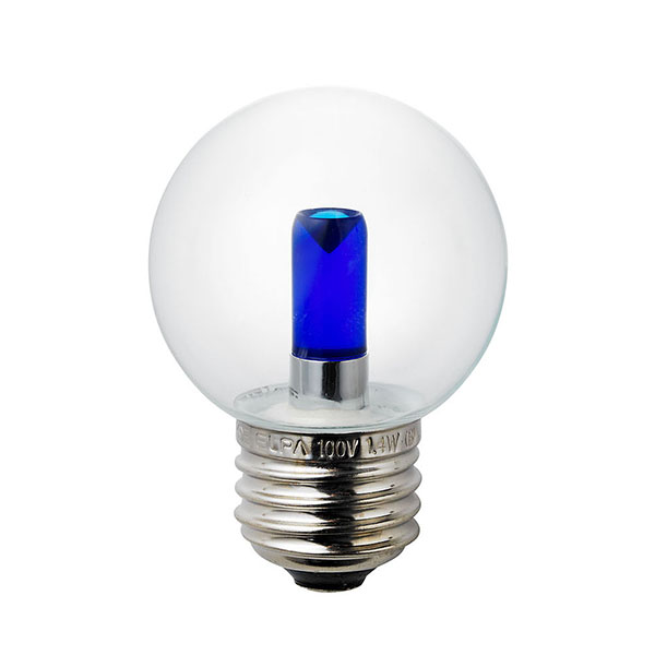LED電球　LDG1CB-G-G273　クリアブルー　G50　E26　1.2W　取寄せ品