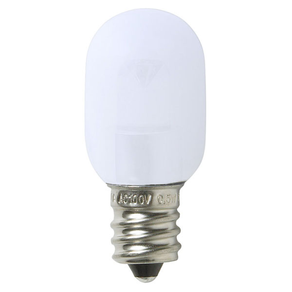 LEDナツメ球　T20　E12　0.5W　昼白色　LDT1N-G-E12-G100　（10入）