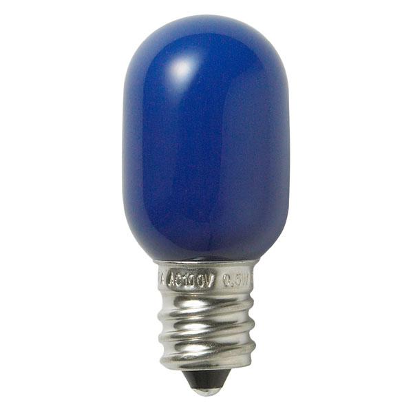 LEDナツメ球　T20　E12　0.5W　ブルー　LDT1B-G-E12-G102