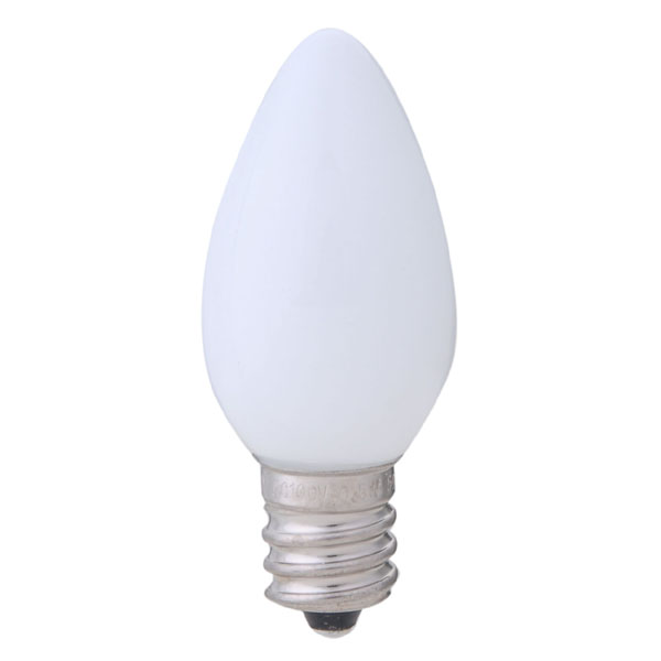 LED装飾電球　ローソク球形（C7)　E12　電球色　LDC1L-G-E12-G301　（10入）