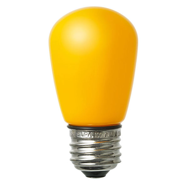 LED電球　S45　E26　1.4W　イエロー　LDS1Y-G-GWP903　（10入）