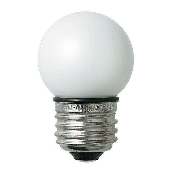 防水型LED装飾電球　G40　E26　1.4W　電球色　LDG1L-G-GWP251　（10入）