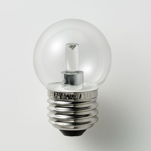 LED装飾電球　G40　E26　1.4W　クリア電球色　LDG1CL-G-G256　（10入）