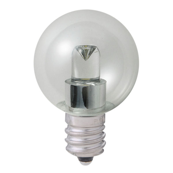 LED電球　G30　E12　0.5W　クリア電球色　LDG1CL-G-E12-G236　（10入）