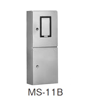 日東工業　MS-11B　ライトベージュ・MS-11BC　クリーム　引込計器盤キャビネット（水切、防塵・防水パッキン付）