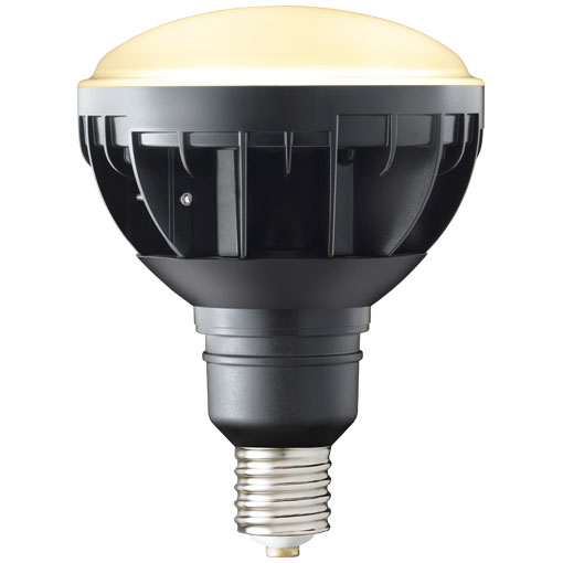岩崎電気　LDR33L-H/E39B830　LEDアイランプ33W　電球色・本体黒　口金E39　屋内・屋外用