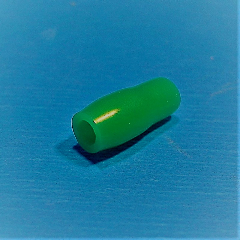 東方電材　ビニールキャップ　V-2　緑　100個　絶縁キャップ（端子キャップ）端子圧着部カバータイプ　