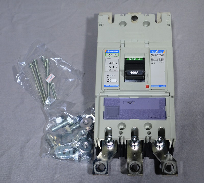 寺崎ブレーカーE400-NF MCB3P400A 寺崎ブレーカーE400-NF MCB3P400A