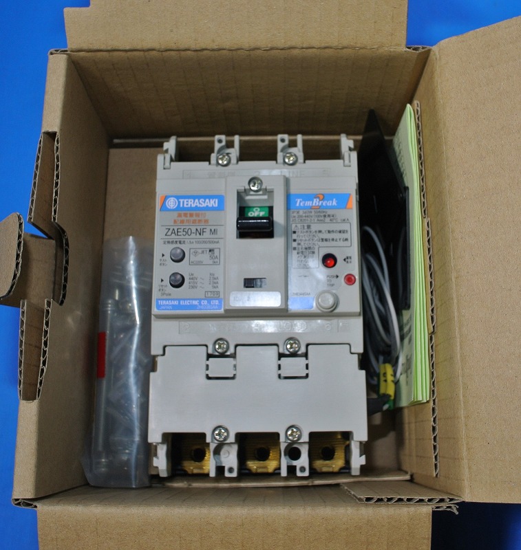 通販 | 寺崎電気 ZAE50-NF 3P50A 配線遮断器（漏電警報付）・漏電警報