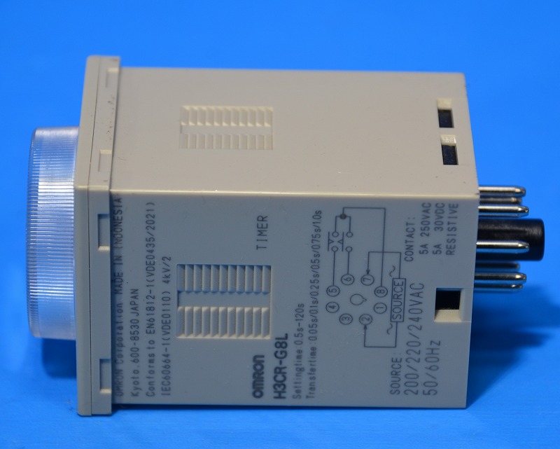 通販 | オムロン H3CR-G8L AC200-240 スターデルタタイマ 8Pソケット接続 瞬時接点なし 標準端子配列 | アドウイクス株式会社