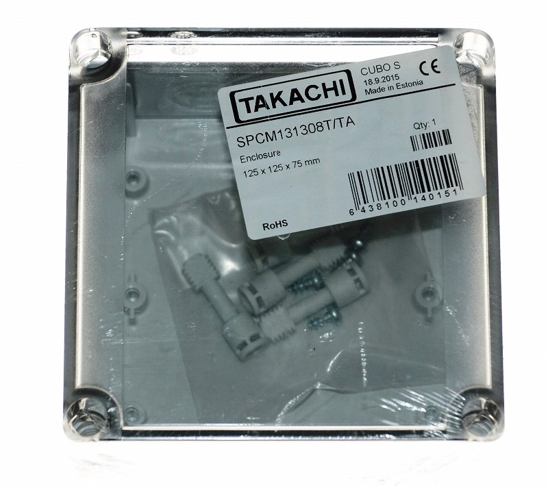 タカチ電機　SPCM131308T/TA　SPCM型防水・防塵ポリカーボネートボックス　在庫品