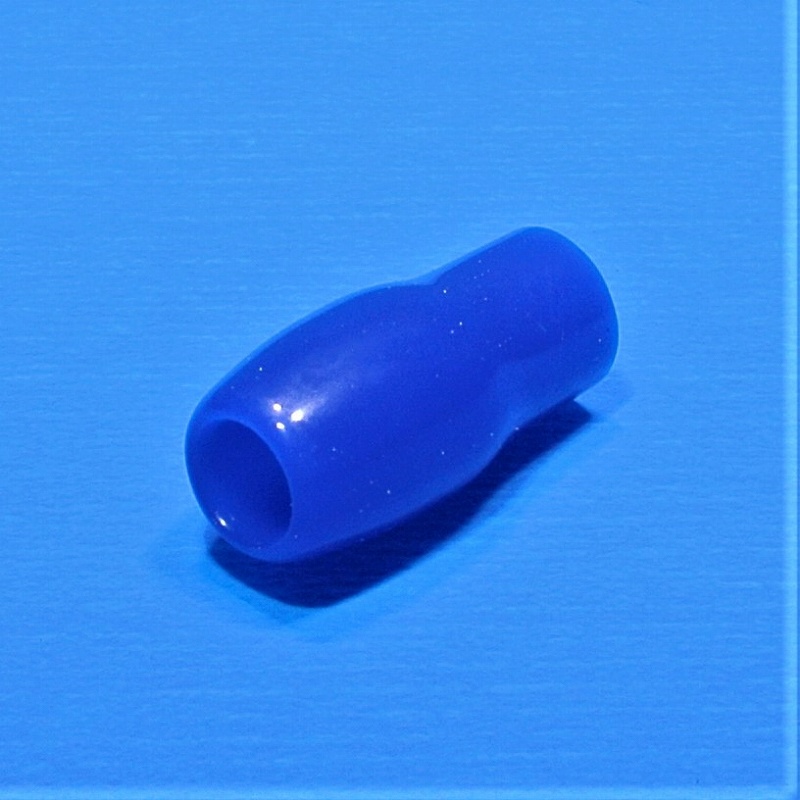 東方電材　ビニールキャップ　V-3.5　青　100個入り　絶縁キャップ（端子キャップ）端子圧着部カバータイプ　