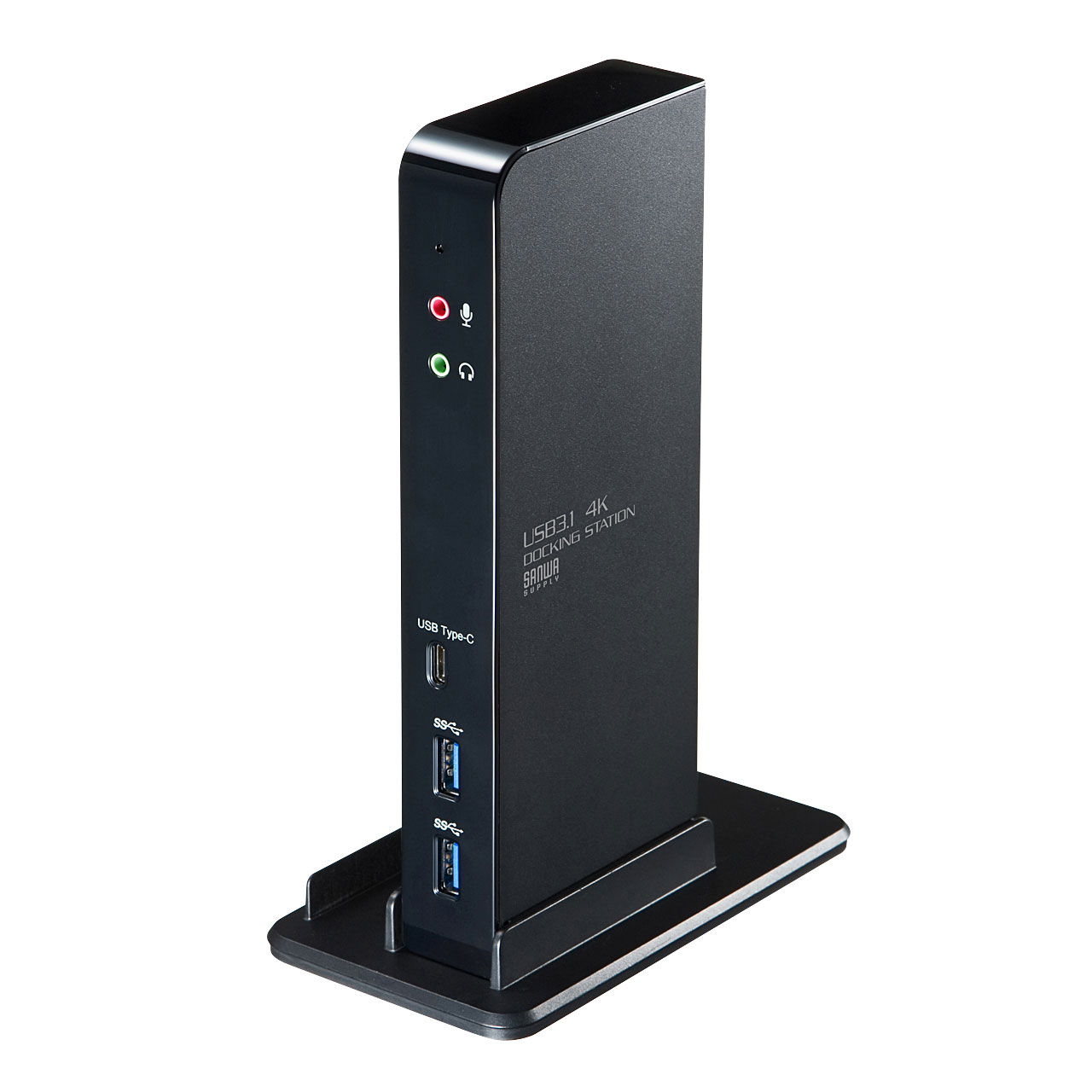 サンワサプライ　USB-CVDK4　タブレットスタンド付き4K対応USB3.1ドッキングステーション　（USB3.1（Gen1））