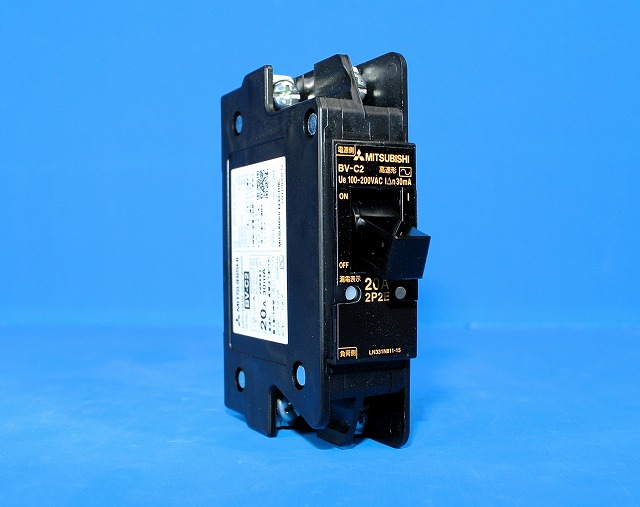 通販 | 三菱電機 BV-C2 20A 100-200V 30MA NN 分電盤・分岐回路用漏電 