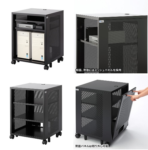 サンワサプライ NAS、HDD、ネットワーク機器収納ボックス CP-KBOX2