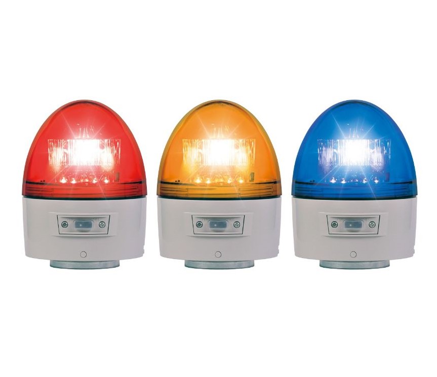 NIKKEI LED電池式警告灯 高輝度 黄 0.59kg VK11B-003NY/RD-
