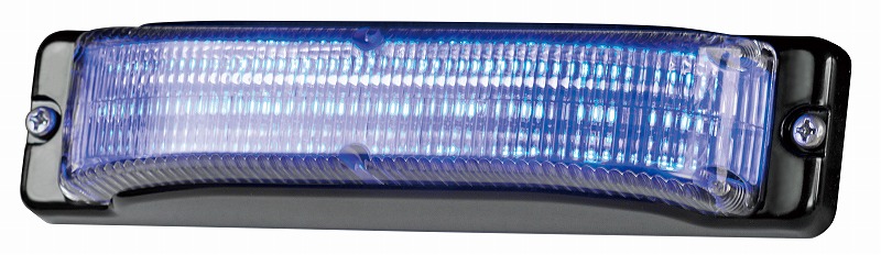 日恵製作所　パワーフラッシュ　NY9664DMB　青　ワイドタイプ　車載用LED警告灯