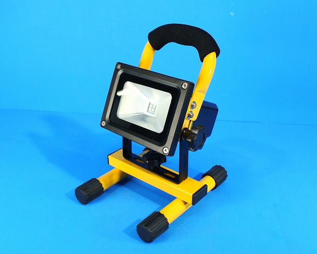 テスライティング　充電式LED投光器　LS-DL-4014YJ-10W