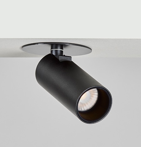 トキコーポレーション　TEEMS01-35K-50D-B　ブラック　28スポットライト　埋込フランジタイプ