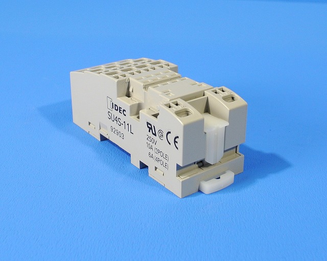 IDEC (アイデック)　スプリングクランプ式リレーソケット　SU4S-11L
