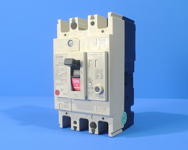 三菱電機　漏電遮断器　NV32-SV 3P 10A 100-440V 30MA