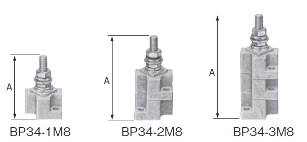 通販 | 日東工業 BP34-3M8（10個入） バーホルダ・一体型