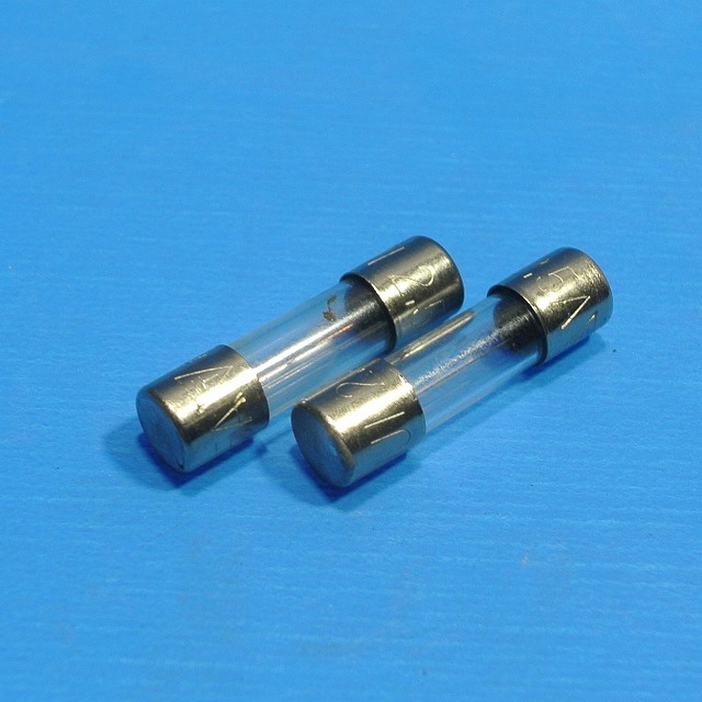 冨士端子　FGMB-A　125V2.5A　（5.2φ×20mm）　ミニガラス管ヒューズ