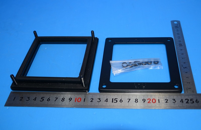 通販 | 篠原電機 SN-1010K 鉄板製計器用窓枠（強化ガラス付き） SN型