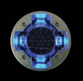 ソーラーマーカー・埋め込みタイプ　GIRS-1B　ブルー・青