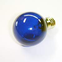 富士化学　G40　110V10W　E17　クリア　ブルー　電球