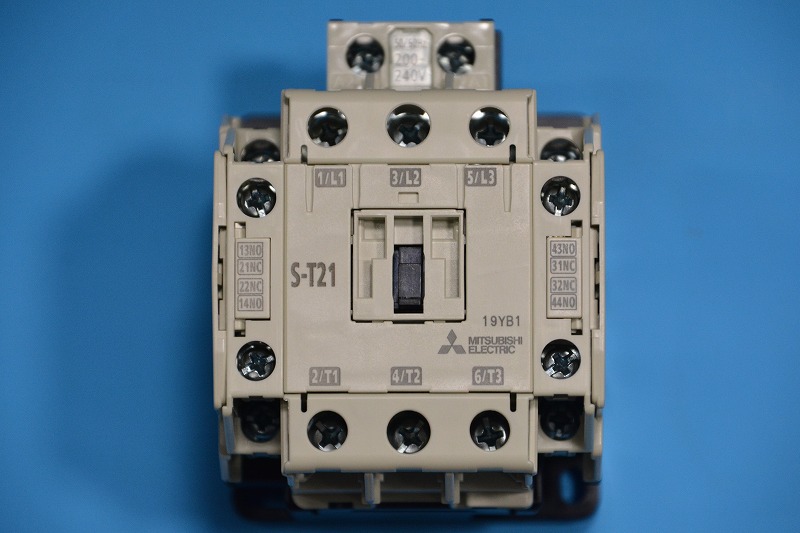 通販 | 三菱電機 S-T21 AC200V マグネットスイッチ（非可逆式電磁接触 