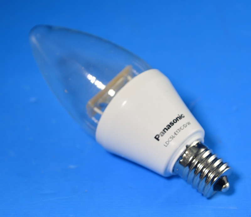 パナソニック　シャンデリア電球タイプ　LED電球　LDC5L-E17/C/D/W　電球色相当　E17