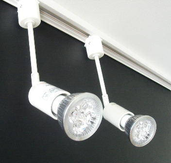 LEDランプ付スポットライト（4Ｗ）　ライティングレール用(TS-2502+ランプ)【節電に最適】 