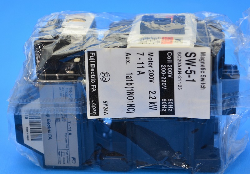 富士電機 標準形電磁接触器 ケースカバー無 SC-N6 コイル200V - 1