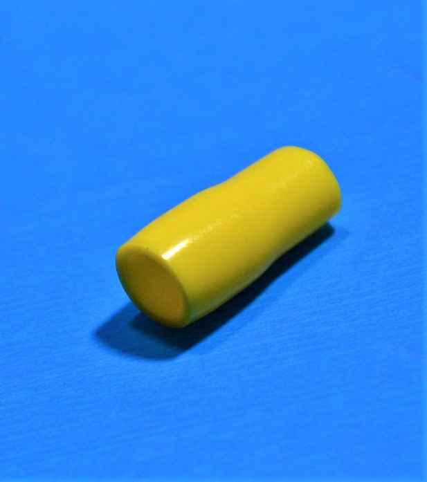 ニチフ端子工業　TIC-8　黄色　バラ売り  圧着端子絶縁キャップ