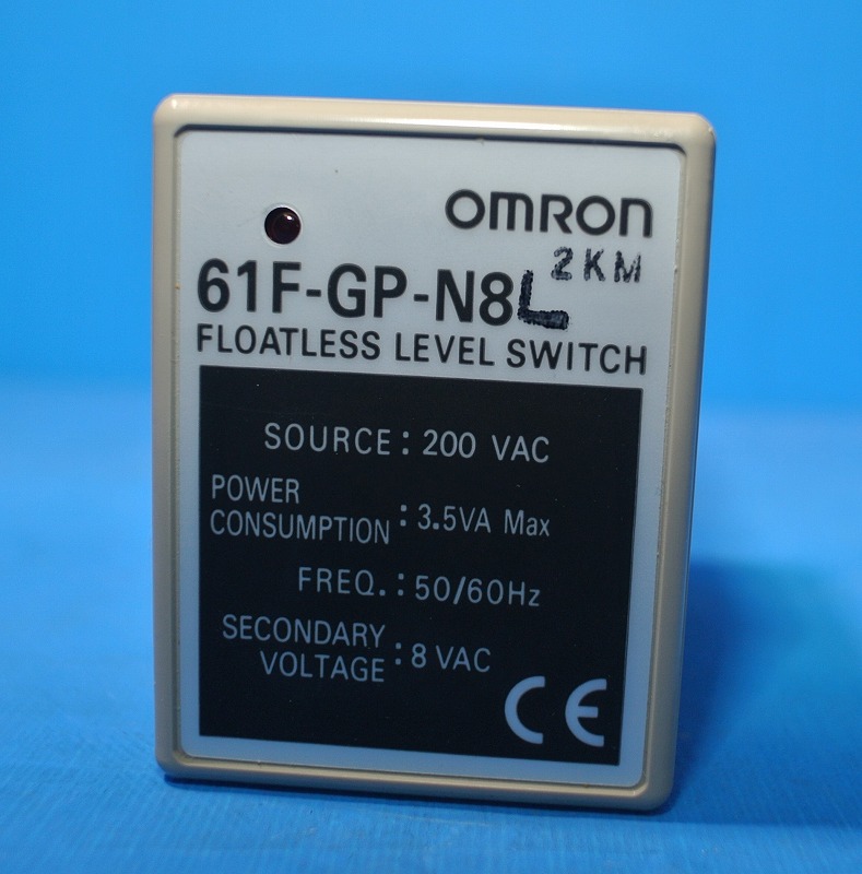 オムロン　61F-GP-N8L 2KM(-N8D-N8LN8HY) 　（AC200V）　フロートなしスイッチ8ピンタイプ遠距離用（2km）