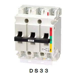 日東工業　DS33　3P　30A　切替開閉器　30A　（DS33　3P30A）