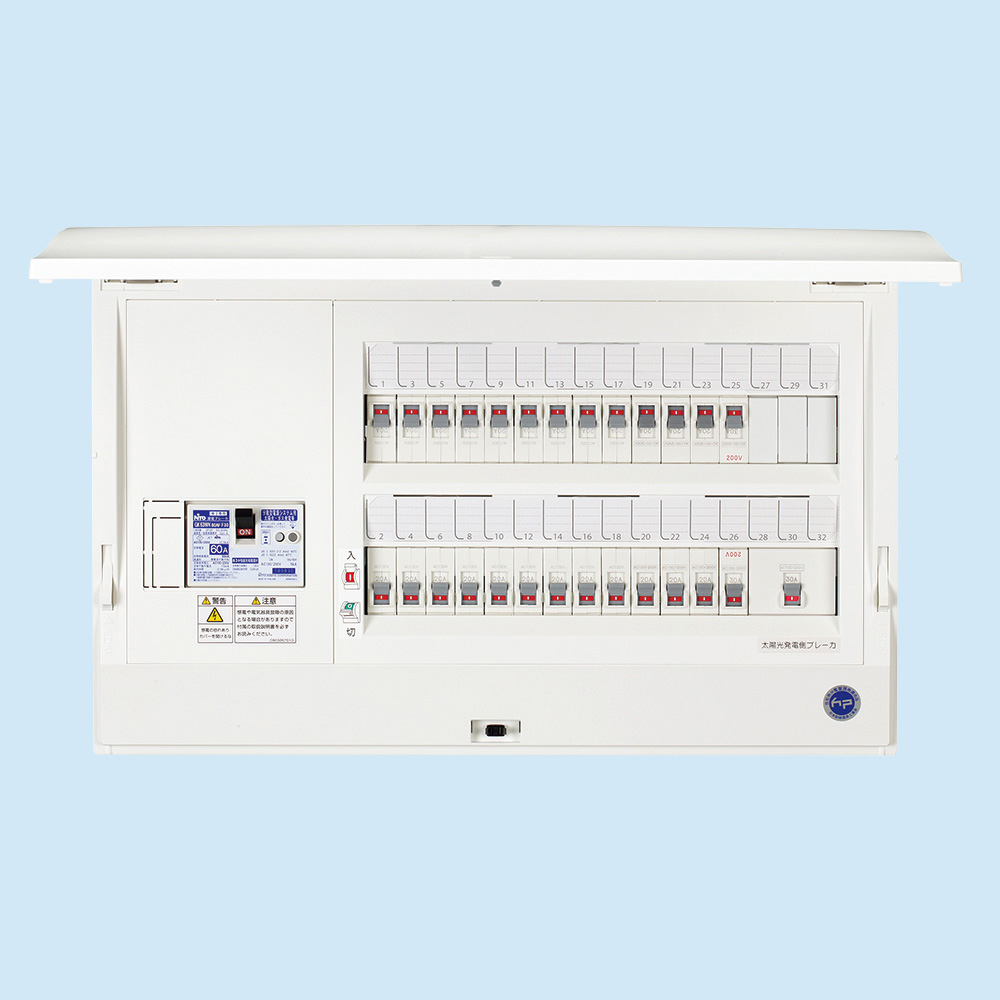 日東工業 HCD3E5-183SE3 ホーム分電盤（ドア付）太陽光発電システム＋ 