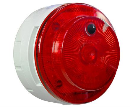日恵製作所　VK10M-B04JR-DK　ニコUFOミューボ　赤　道路工事　電池式警告灯