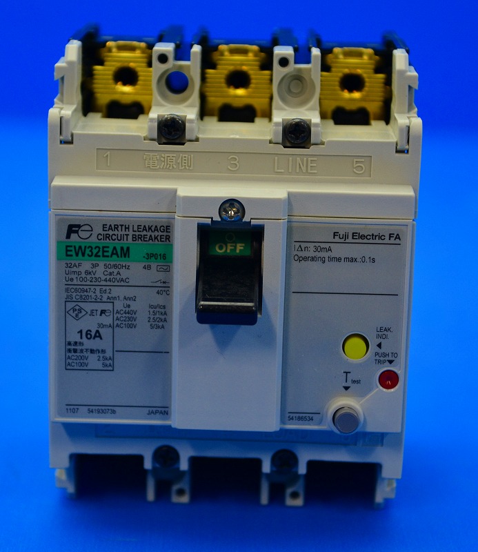 EW32AAG-2P020 30mA 富士電機 漏電遮断器 ELB ブレーカー - 材料、部品